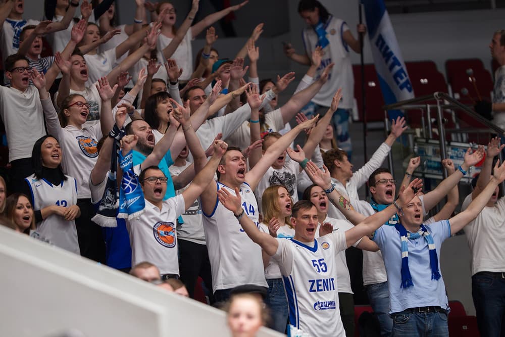 30.10.2016. Россия, Санкт-Петербург, СК «Юбилейный». Единая Лига ВТБ 2016/2017, баскетбольный матч БК «Зенит» — БК «ВЭФ».